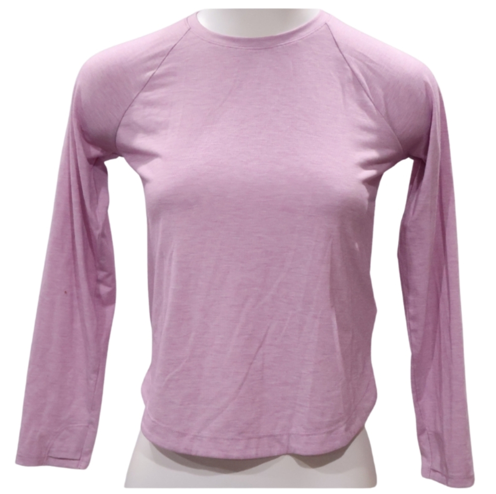 Athleta Girl | Comeback Light Pink Long Sleeve Tee